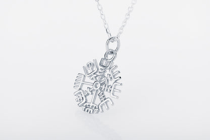 vkngjewelry Pendant Mini Vegvisir Silver Pendant