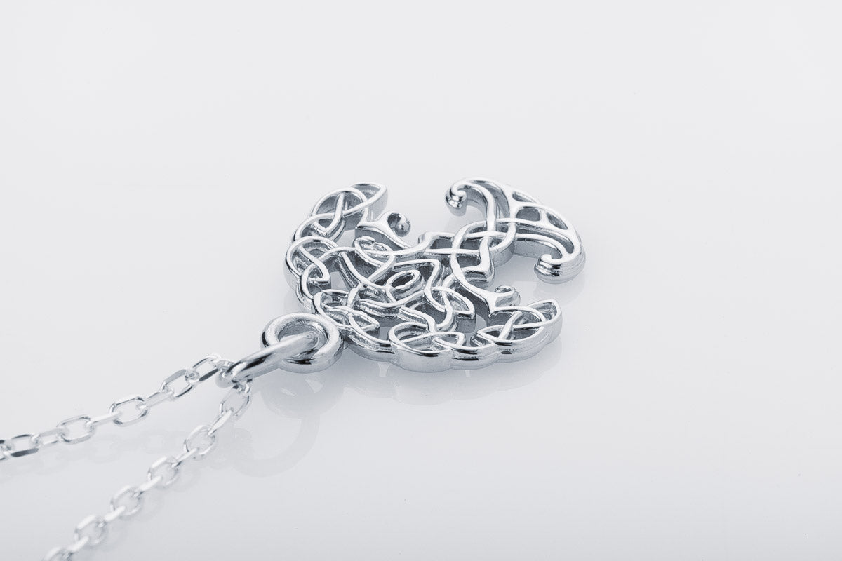 vkngjewelry Pendant Handcrafted Mini Yggdrasil Silver Pendant