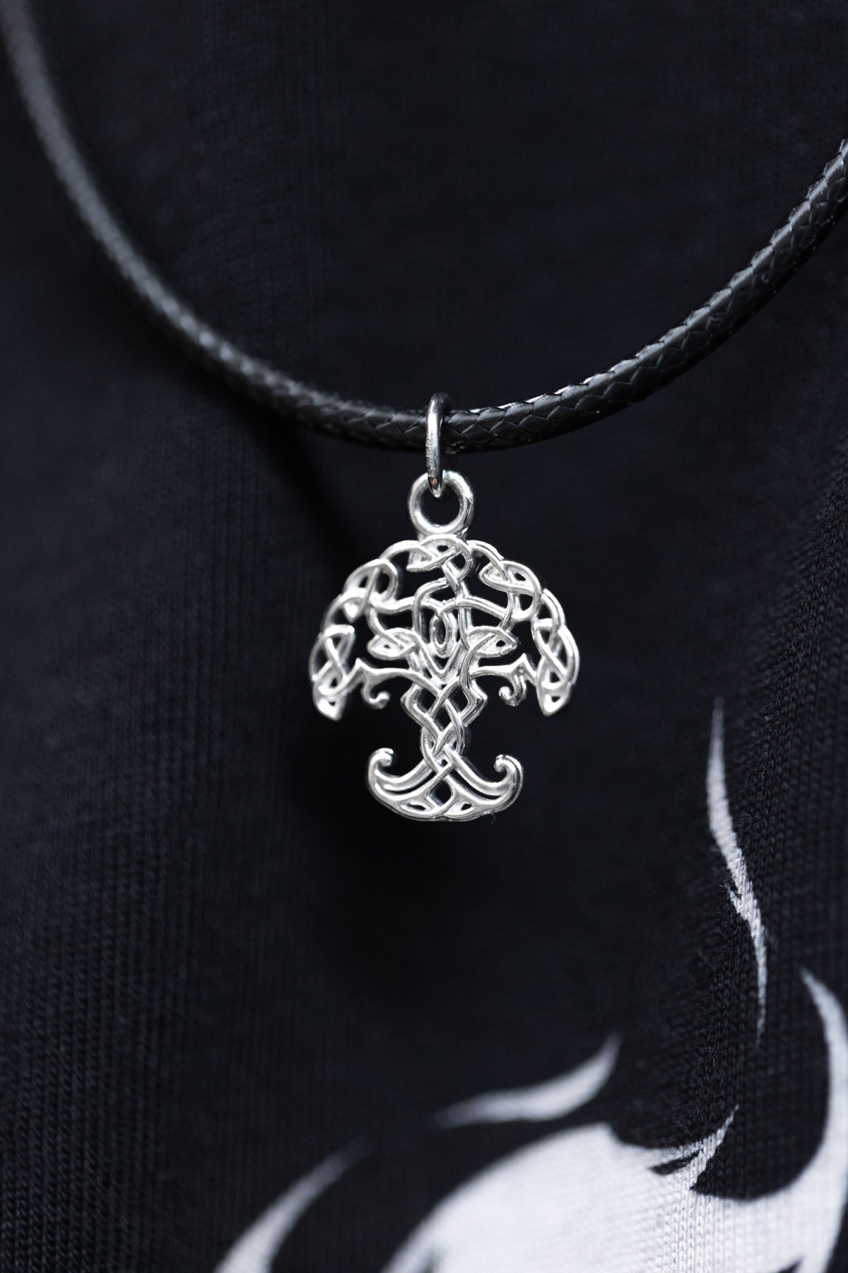 vkngjewelry Pendant Handcrafted Mini Yggdrasil Silver Pendant