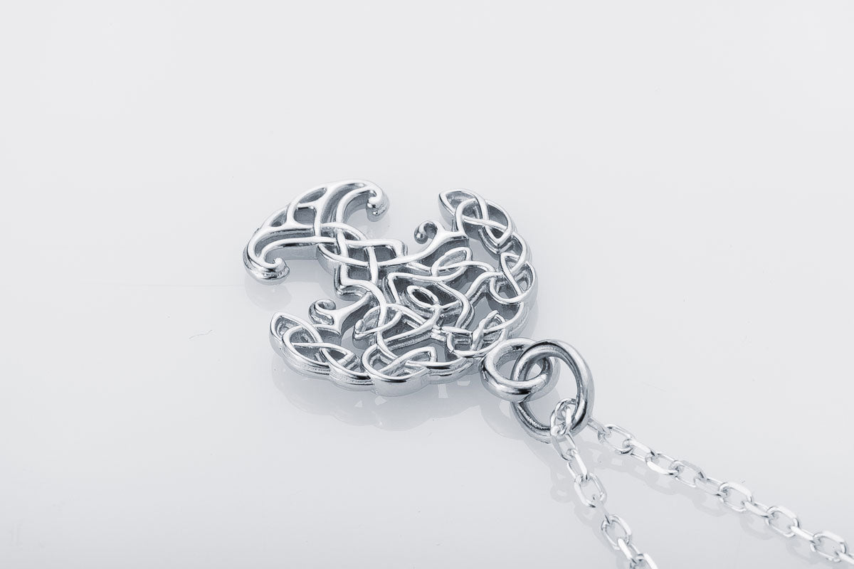 vkngjewelry Pendant Handcrafted Mini Yggdrasil Silver Pendant
