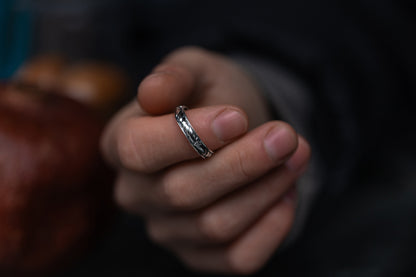 vkngjewelry Rings Sterling Silver Celtic Knot Ring, Classic Wedding Band