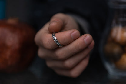 vkngjewelry Rings Sterling Silver Celtic Knot Ring, Classic Wedding Band