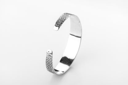 vkngjewelry Arm Ring Sterling Silver Hati and Sköll Arm Ring