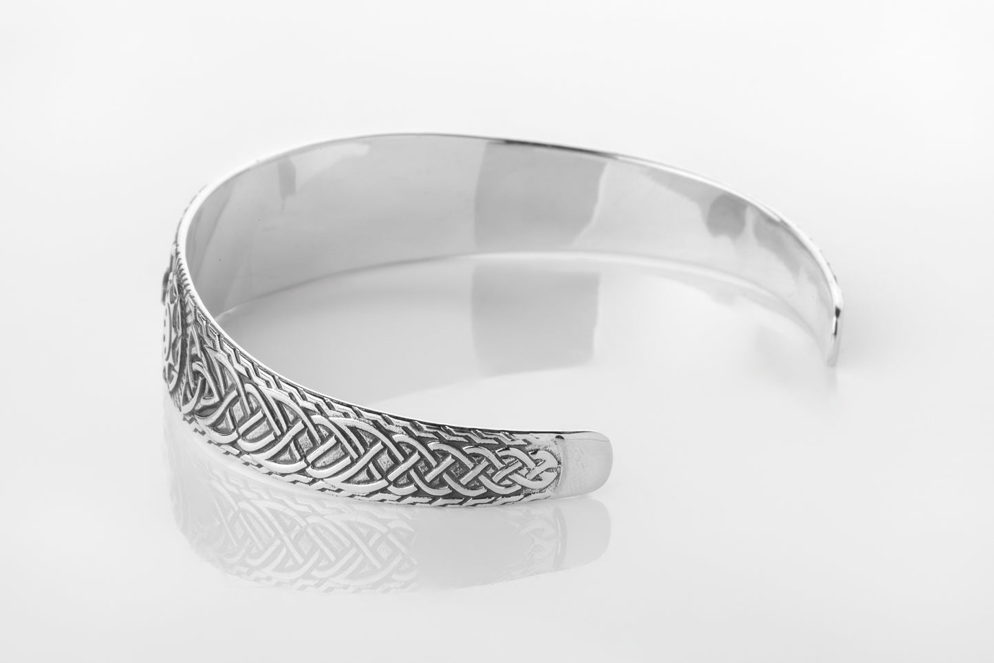 vkngjewelry Arm Ring Sterling Silver Hati and Sköll Arm Ring