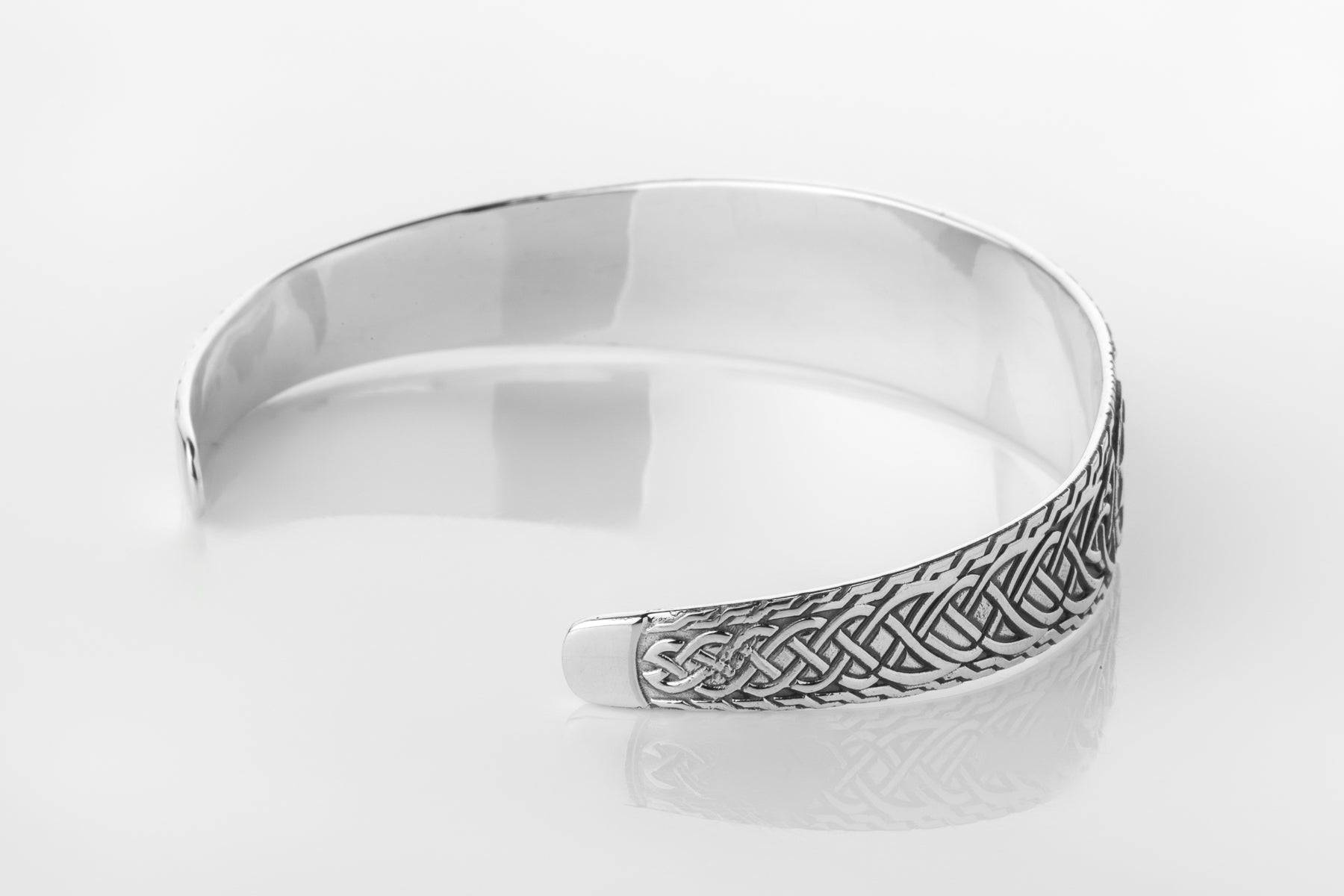 vkngjewelry Arm Ring Sterling Silver Hati and Sköll Arm Ring