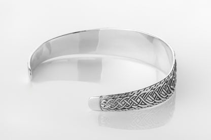 vkngjewelry Arm Ring Sterling Silver Hati and Sköll Arm Ring
