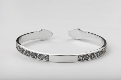 vkngjewelry Arm Ring Sterling Silver Jörmungandr Norse Serpent Arm Ring