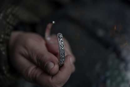 vkngjewelry Arm Ring Sterling Silver Viking Norse Ornament Arm Ring