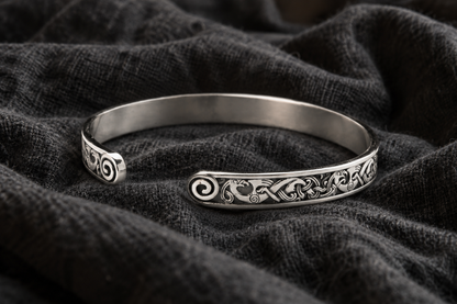 vkngjewelry Arm Ring Sterling Silver Viking Norse Ornament Arm Ring