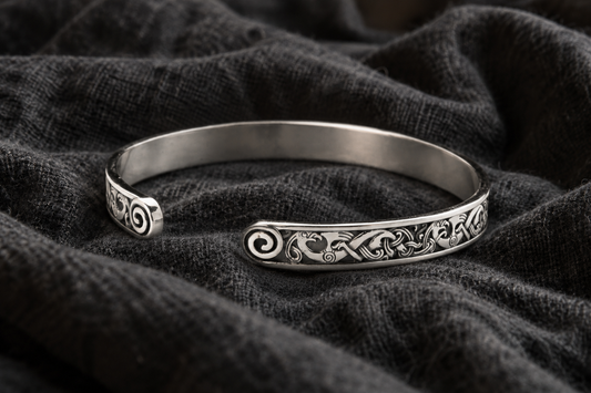 vkngjewelry Arm Ring Sterling Silver Viking Norse Ornament Arm Ring