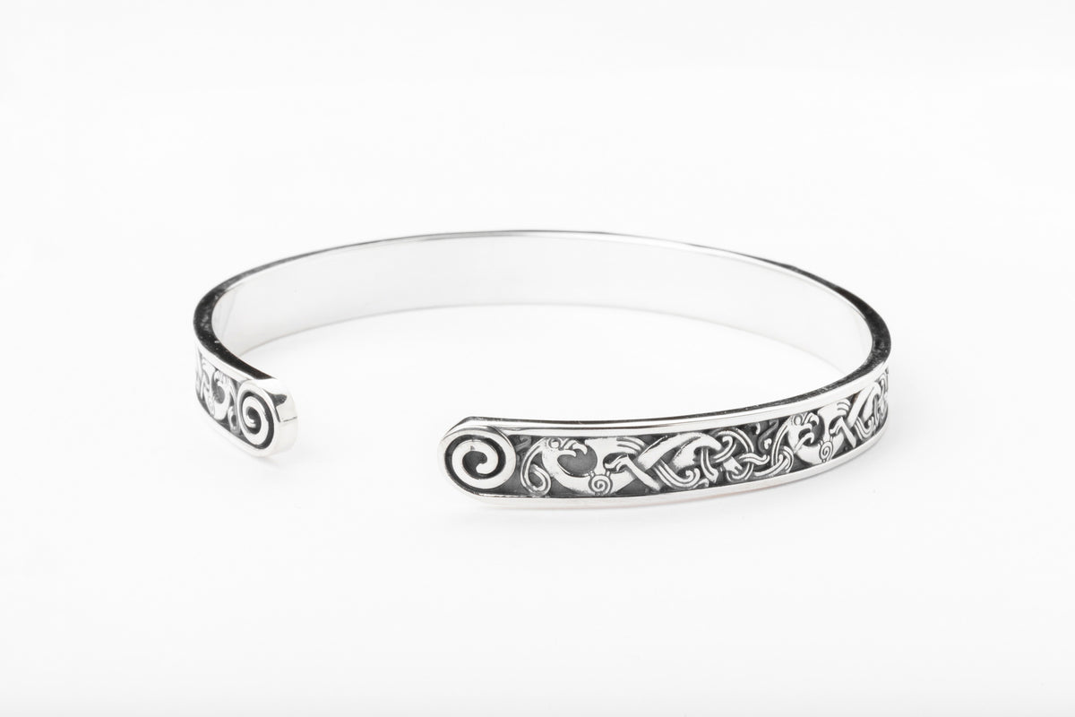 vkngjewelry Arm Ring Sterling Silver Viking Norse Ornament Arm Ring