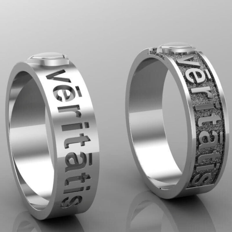 vkngjewelry Bagues Handcrafted The Ring of the Noble One – Guardian of Truth