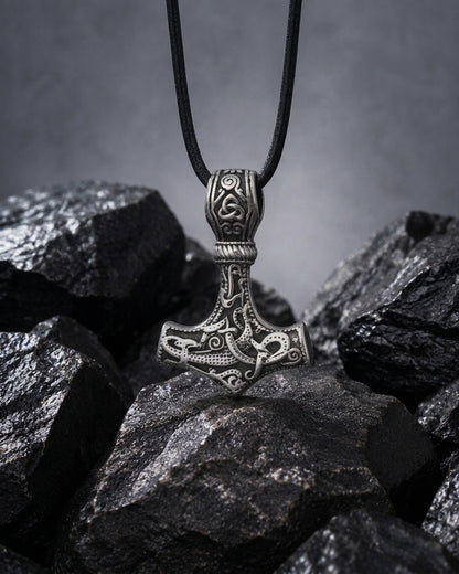 vkngjewelry Pendant Thor's hammer Mjolnir From Mammen Village 316L Pendant