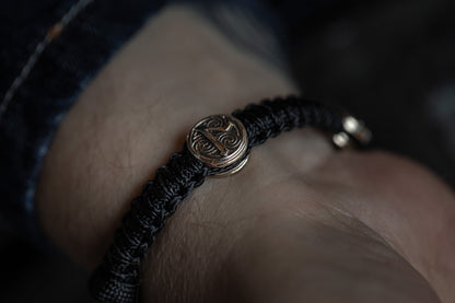 vkngjewelry Bracelet Brass Thor’s Hammer Paracord Bracelet Handcrafted Viking Mjolnir Wristband