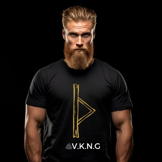 Printify T-Shirt Thurisaz Rune V.K.N.G™  T-shirt