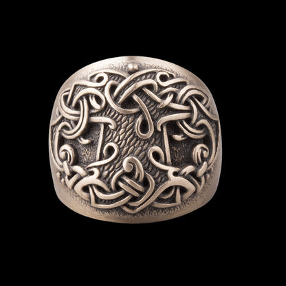 vkngjewelry Bagues Tree of life Viking Ring Bronze
