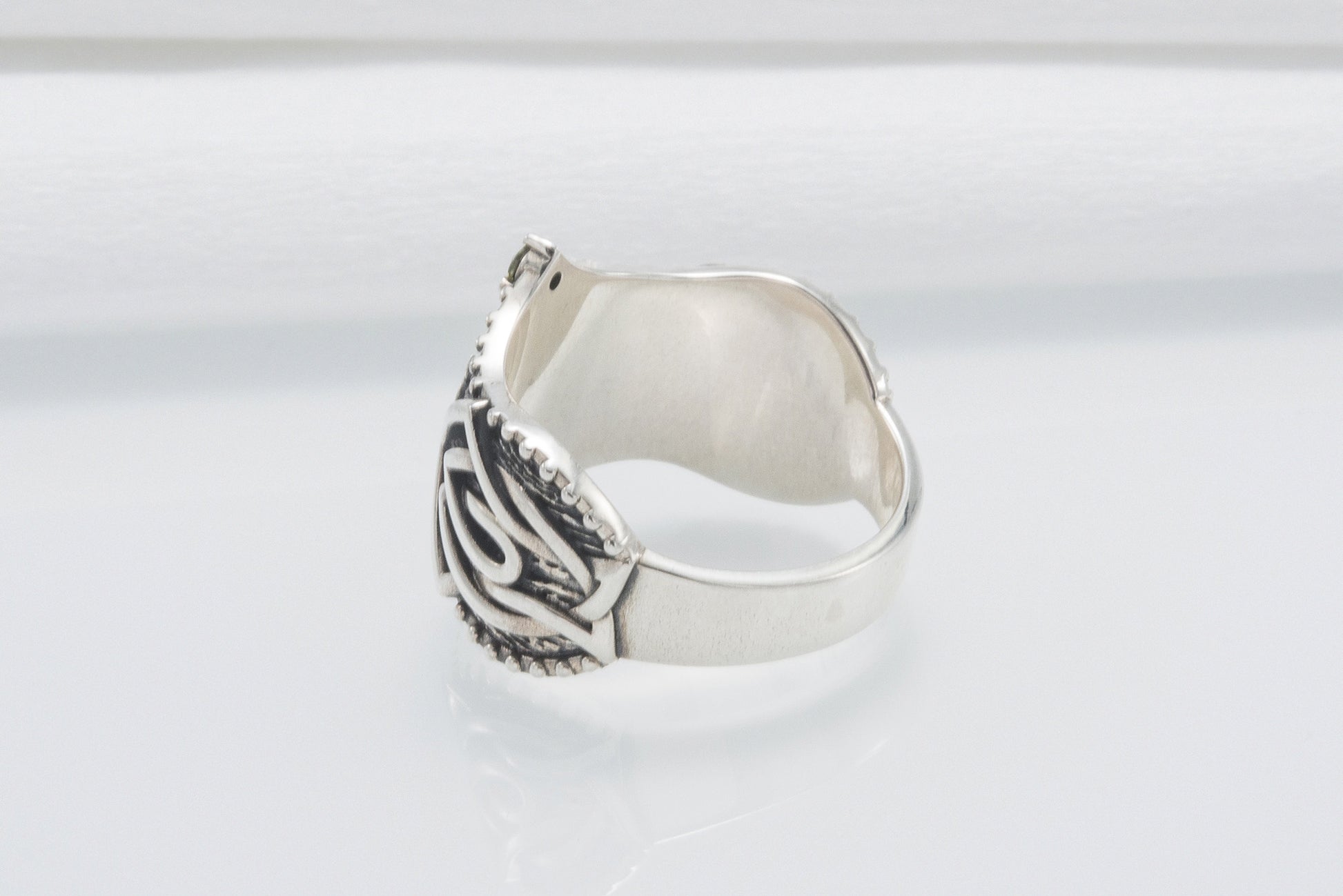 vkngjewelry Ring Handcrafted Triskelion Symbol Norse Ornament Sterling Silver Ring