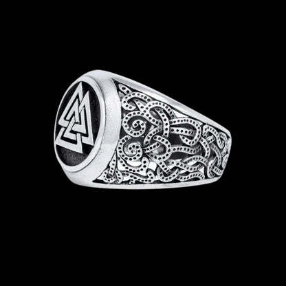 vkngjewelry Bagues Valknut Mammen Style Norse Scandinavian Ring 925 Sterling Silver