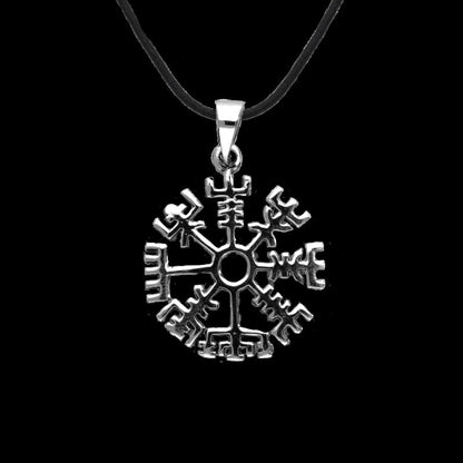 vkngjewelry Pendant Vegvisir Clean Norse Amulet Sterling Silver