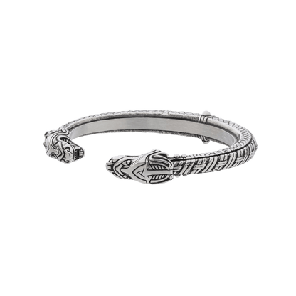 vkngjewelry Bracelet Viking Armring Odin's Wolves Geri & Freki