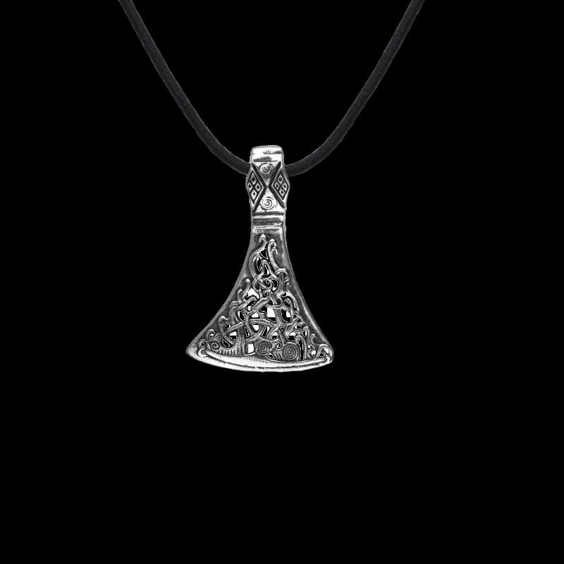 vkngjewelry Pendant Handcrafted Viking Axe from Mammen Sterling Silver Pendant