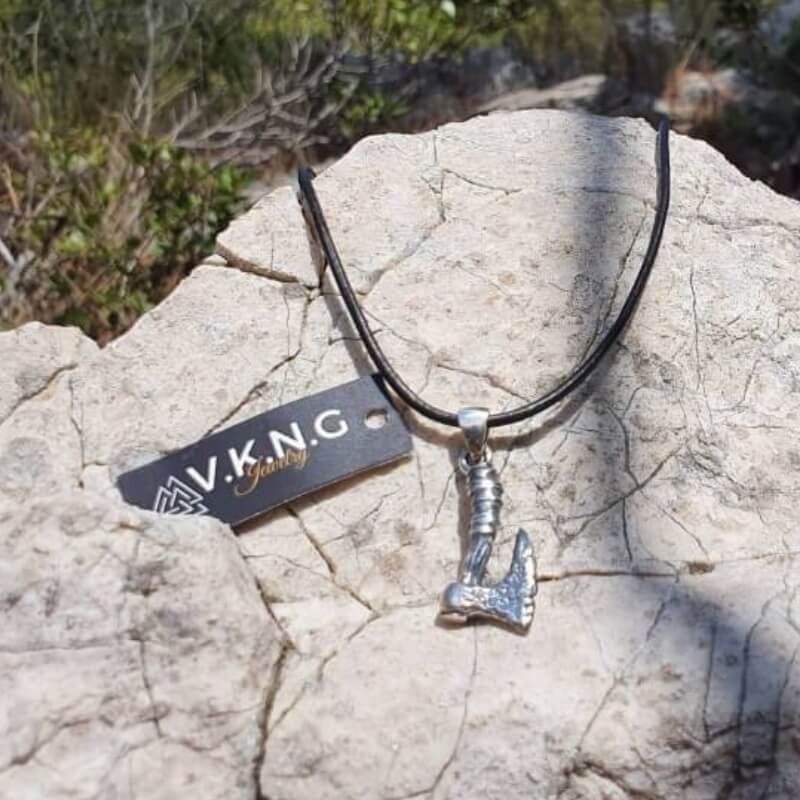 vkngjewelry Pendant Viking Axe Ornament Sterling Silver Pendant