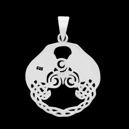 vkngjewelry Pendant Viking Hugin And Munin Raven 925 Sterling Silver Pendant