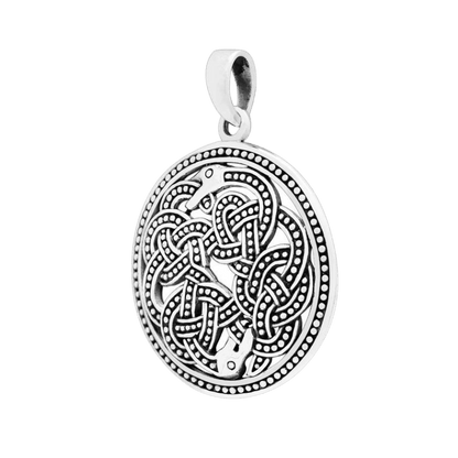 vkngjewelry Pendant VIKING JORMUNGANDR MAMMEN STYLE 925 STERLING SILVER PENDANT