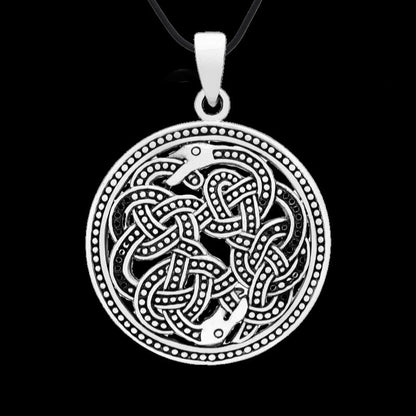 vkngjewelry Pendant Viking Jörmungandr Mammen Style 925 Sterling Silver Pendant