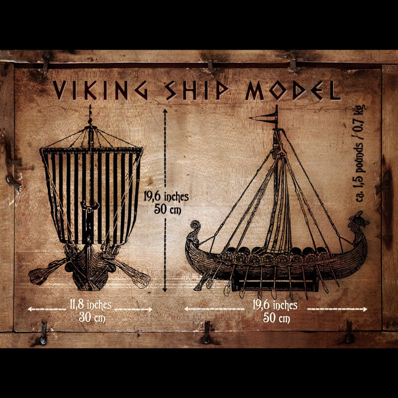 vkngjewelry Unique Piece : Viking longship model February 2024