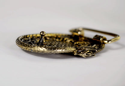 vkngjewelry Belt Viking Mjolnir Brass Belt Buckle