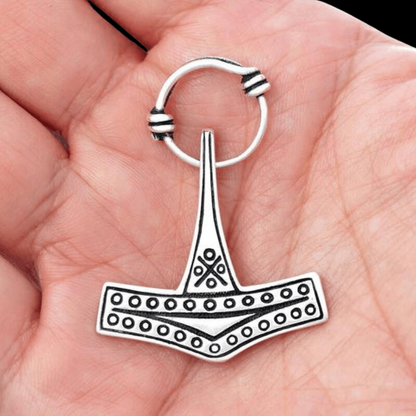 vkngjewelry Pendant Mjolnir From Bornholm Island 925 Sterling Silver Pendant