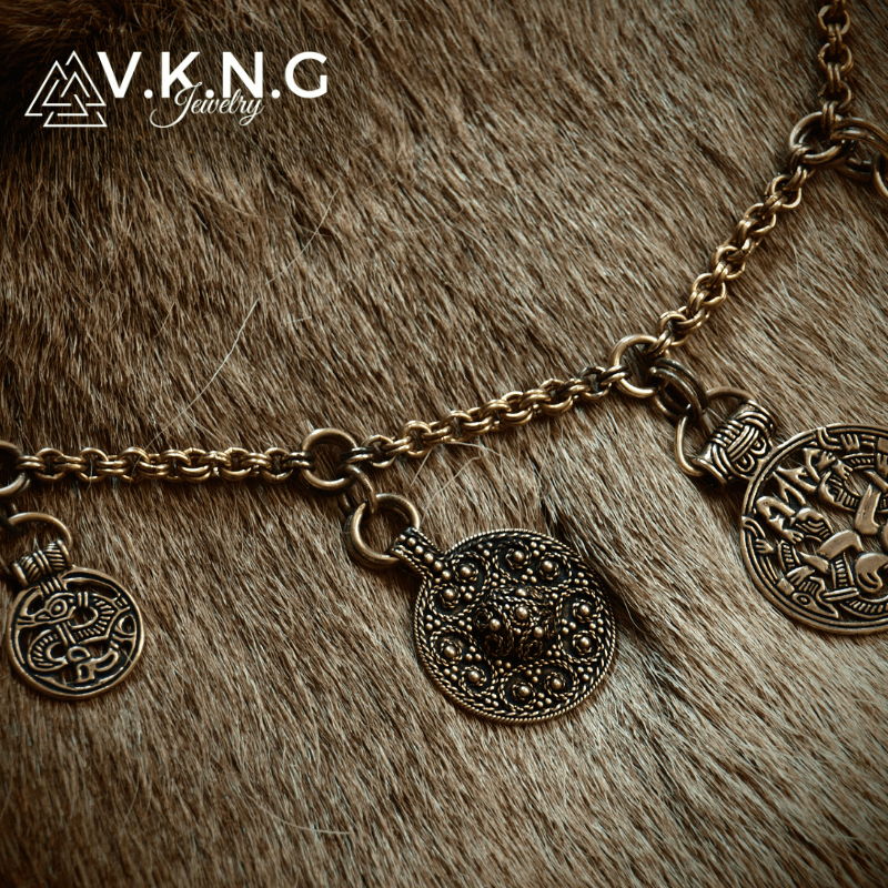 vkngjewelry Pendant Viking necklace with amulets