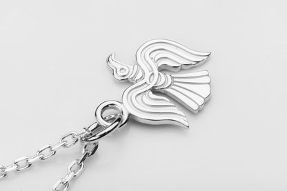 vkngjewelry Pendant Viking Raven Pendant in Silver – Symbol of Odin’s Wisdom