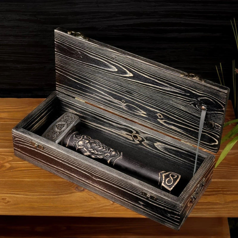 vkngjewelry marteau Hand-forged  Viking Unique Hammer "Goibniu"