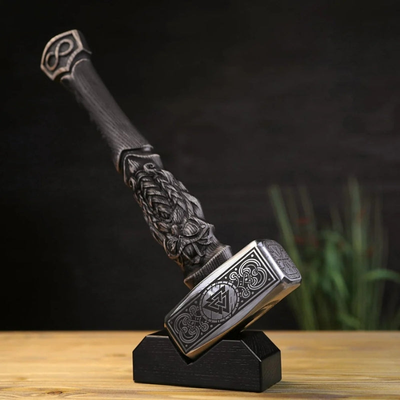 vkngjewelry marteau Hand-forged  Viking Unique Hammer "Goibniu"