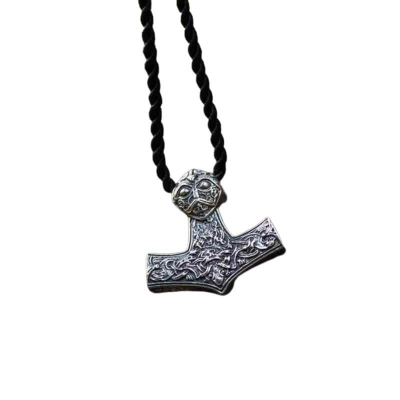 vkngjewelry Pendant Thor's Hammer Mjolnir Norse Sterling Silver Pendant