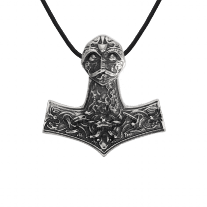 vkngjewelry Pendant Thor's Hammer Mjolnir Norse Sterling Silver Pendant