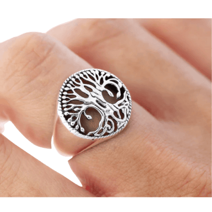 vkngjewelry bijoux Women's jewellery Tree Of Life Pendant, Yggdrasil Earrings and Yggdrasil Ring