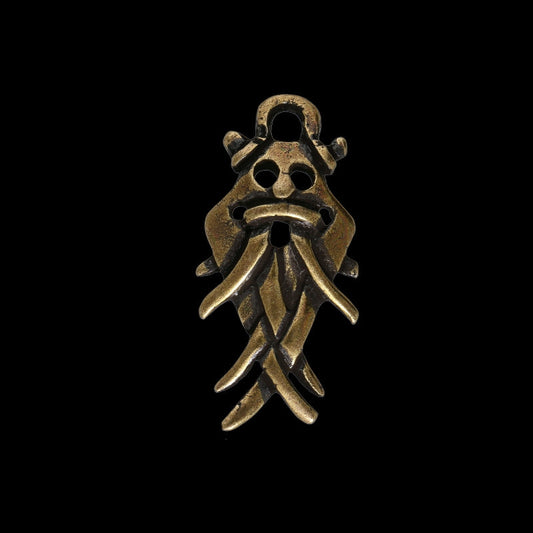 vkngjewelry Pendant Pendant  "Moesgaard Mask" bronze