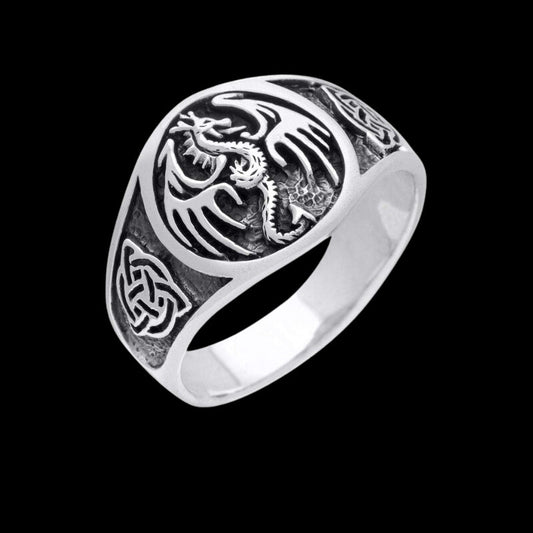 vkngjewelry Bagues Dragon Game Of Thrones Sterling Silver Ring