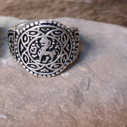 vkngjewelry Bagues Handcrafted Anglo-Saxon Ring of Æthelswith Bronze