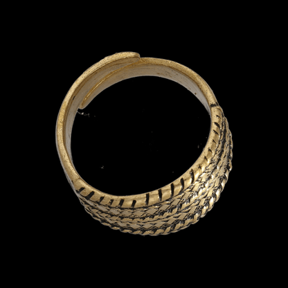 vkngjewelry Bagues Handcrafted Gotland Ring Bronze