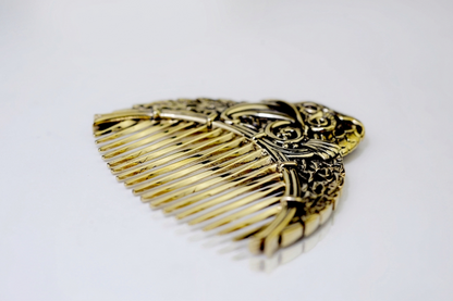Handcrafted Eagle Solid Brass Beard Comb