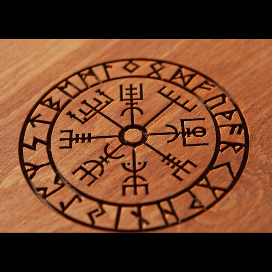 vkngjewelry boîte en bois Wooden Box For Axes