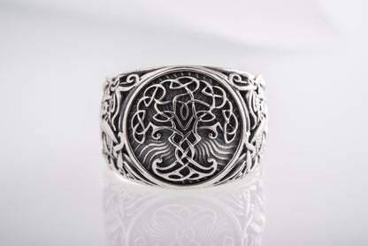vkngjewelry Ring Handcrafted Yggdrasil Mammen Style Sterling Silver
