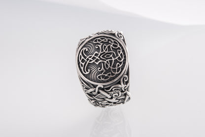 vkngjewelry Ring Handcrafted Yggdrasil Mammen Style Sterling Silver
