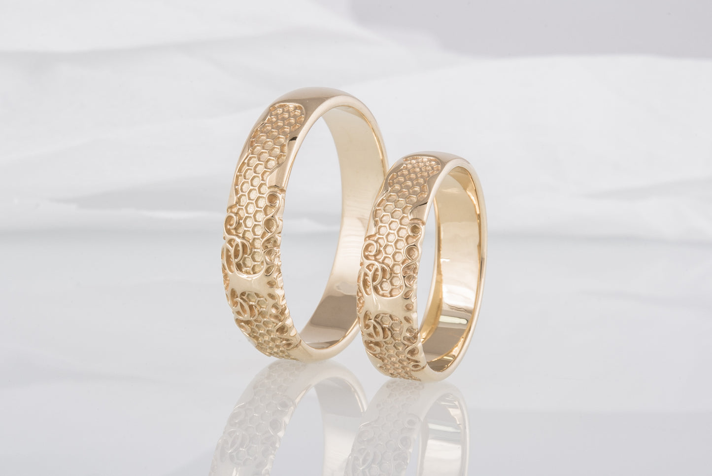 vkngjewelry Ring Handcrafted Yggdrasil Symbol Gold Ring