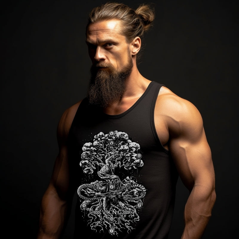 Printify Tank Top Yggdrasil V.K.N.G™  Tank top