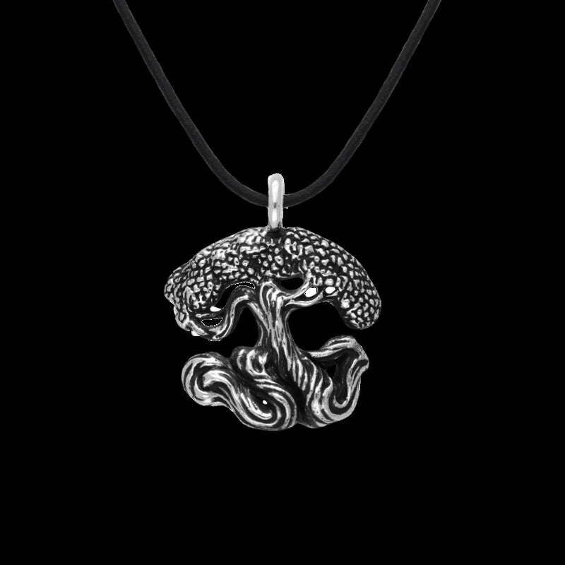 vkngjewelry Pendant Handcrafted Yggdrasil World Tree Sterling Silver Pendant